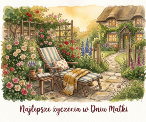 Kartka z życzeniami na Dzień Mamy