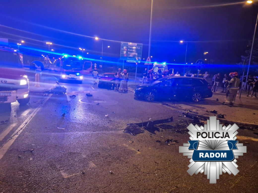 Wypadek w Radomiu