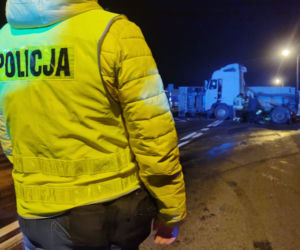Wypadek w Dziadkowicach (22.02.2022)