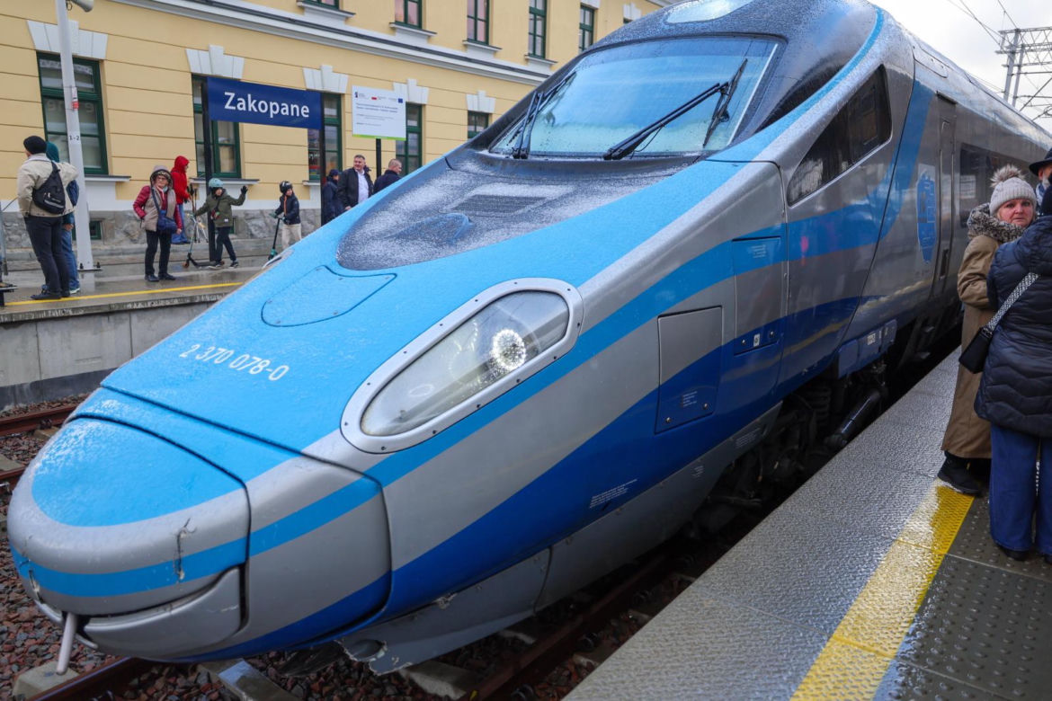 Pierwsze Pendolino w Zakopanem