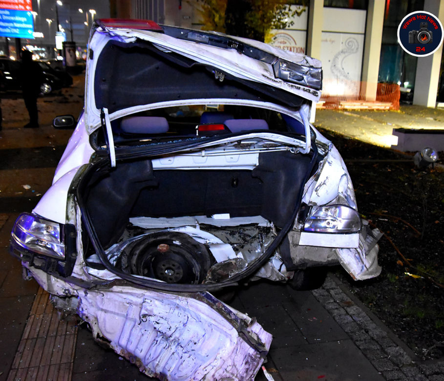 Wielka kraksa w centrum Warszawy