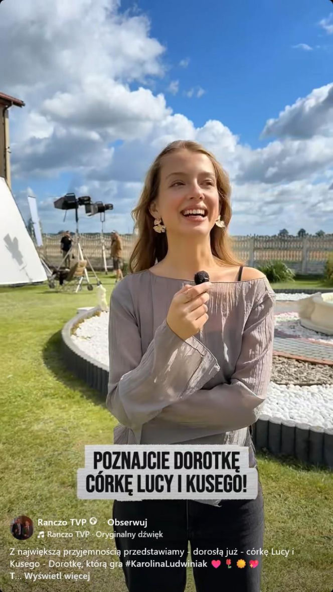 Ranczo. Dorotka (Karolina Ludwiniak), Kusy (Paweł Królikowski)