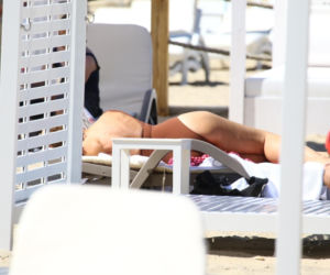 Katarzyna Herman na plaży