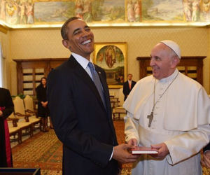 Obama u Franciszka