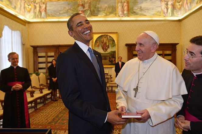 Obama u Franciszka