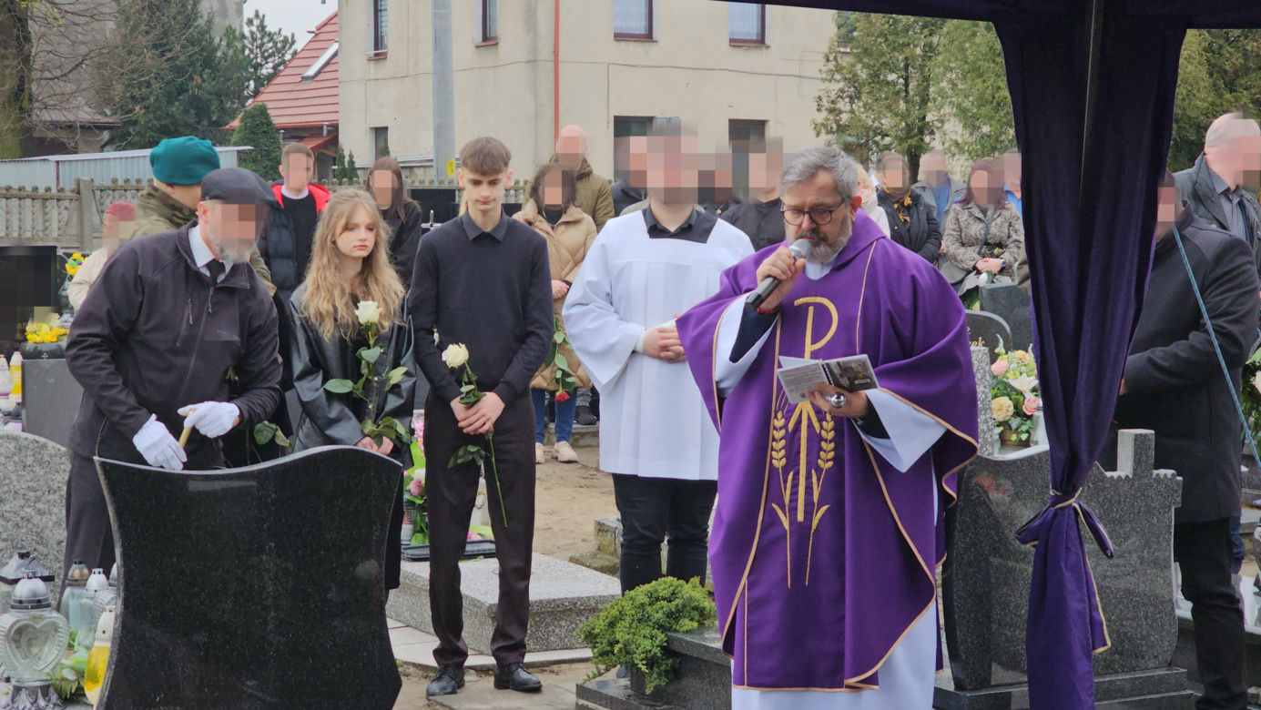 pogrzeb żołnierza, który zginął w Ukrainie