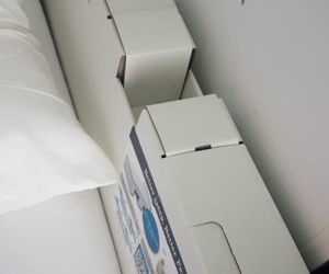 Kartonowe łóżka Polskich pływaków