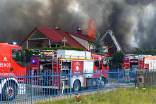 Pożar w Nisku