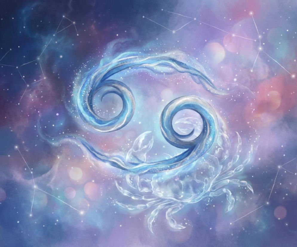 Znak zodiaku Rak na tle gwieździstego kosmosu. O horoskopie dziennym dla Raka przeczytasz w serwisie Eska.