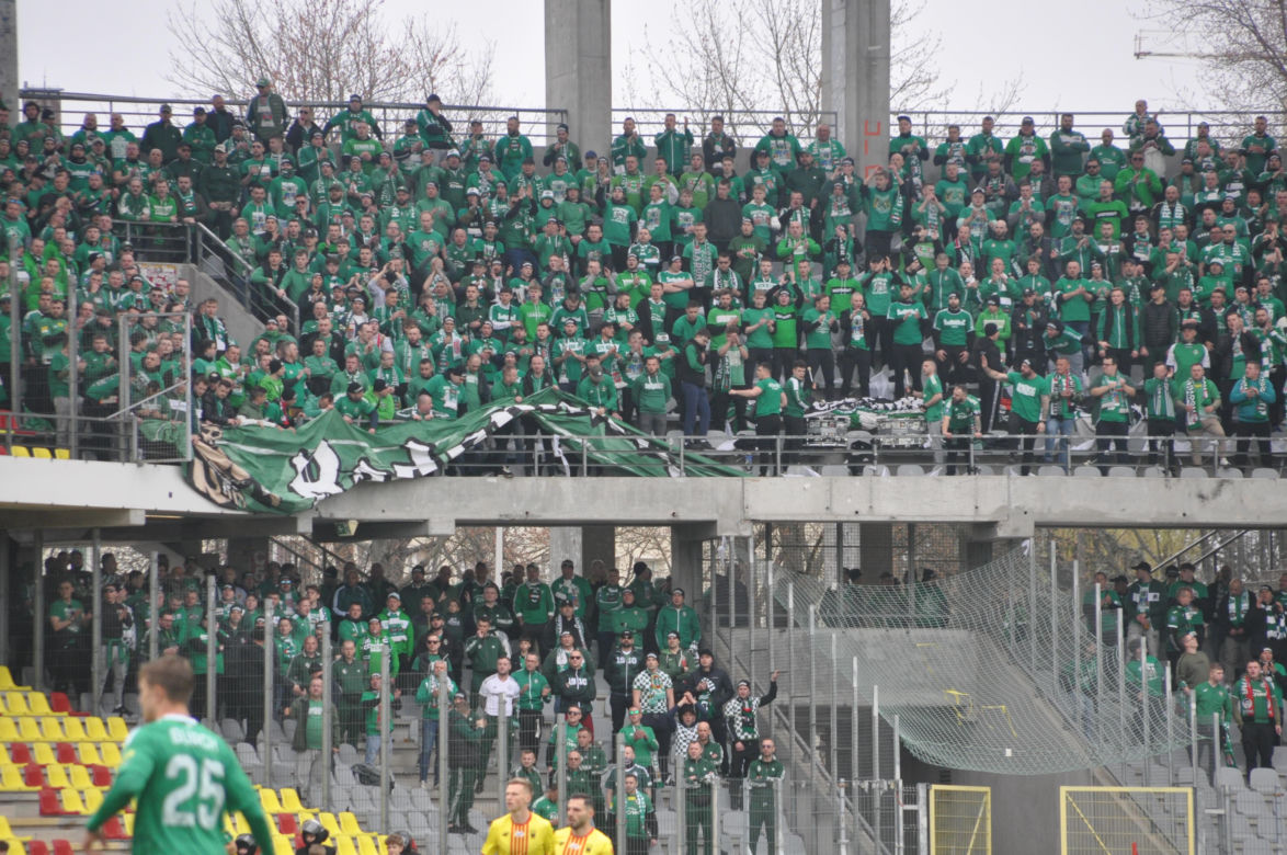Tak dopingowali kibice na meczu Korona Kielce - Radomiak Radom