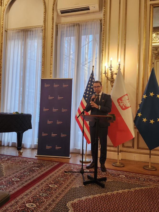 Wieczór na rzecz rodziny Marka Dziemiana w Konsulacie RP w Nowym Jorku