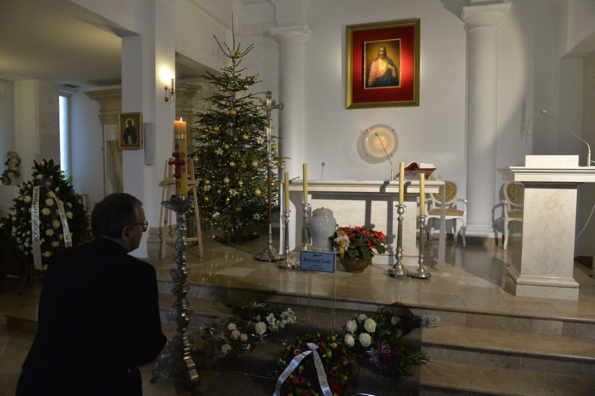 Pogrzeb dziennikarza Krzysztofa Leskiego