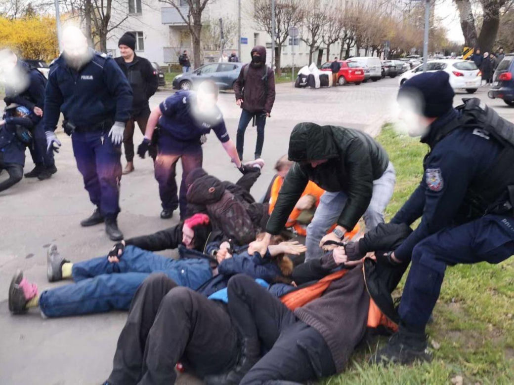 Awantura na ul. Sokolej we Wrocławiu