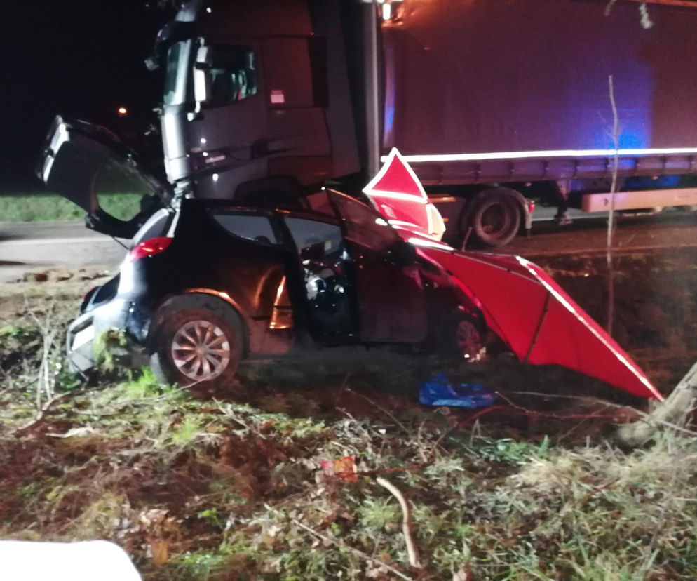 Makabra pod Szamotułami! Jedna osoba ZGINĘŁA w wypadku na DW 187