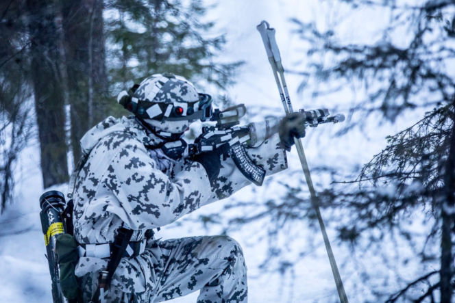 Finlandia - żołnierze podczas ćwiczeń
