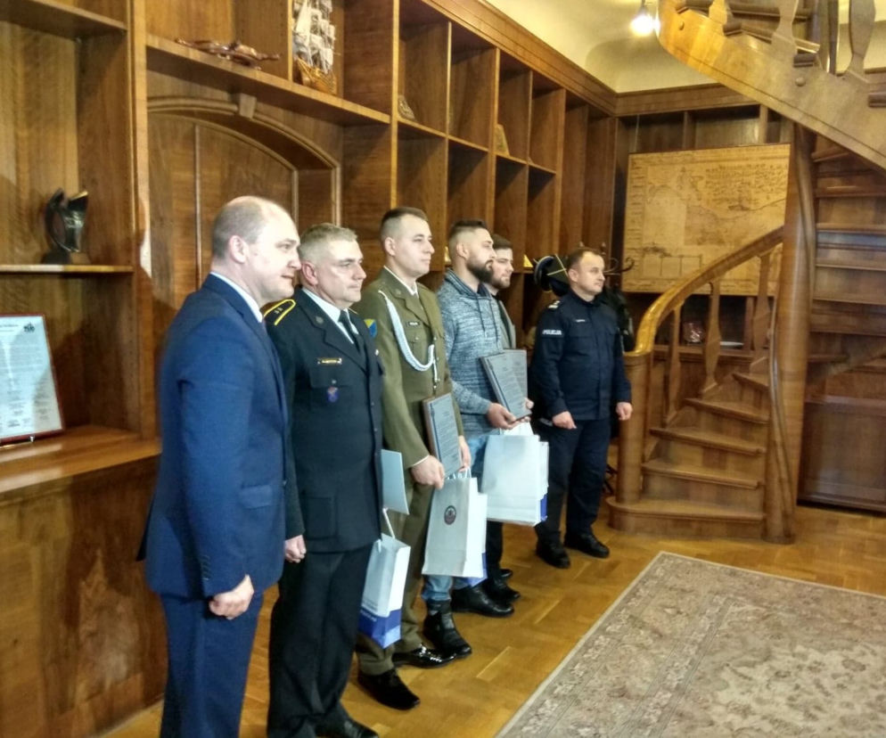 Bohaterowie u Prezydenta