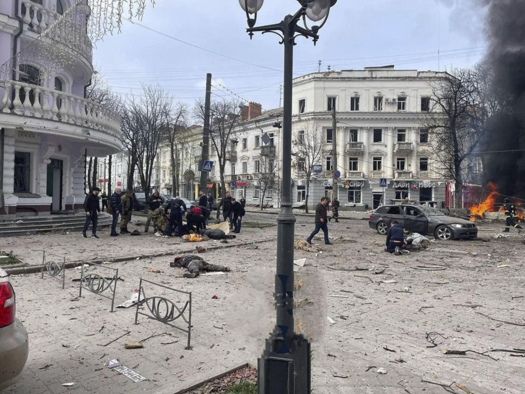 Rosyjski atak na miasto Sumy. Kilkadziesiąt ofiar