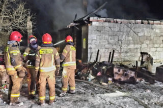 Pożar w pow bialskim