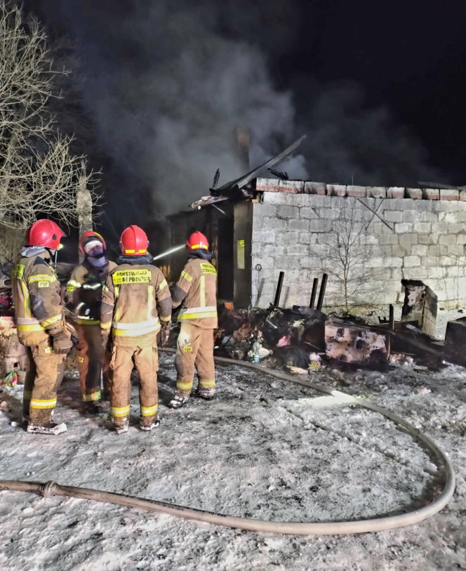 Pożar w pow bialskim