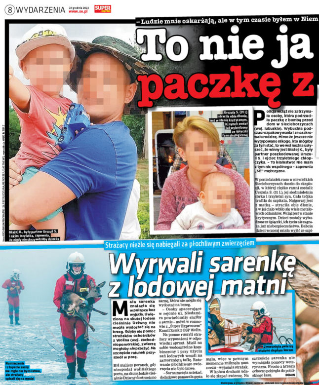 Tak wybuch paczki zmienił życie Urszuli z Siecieborzyc