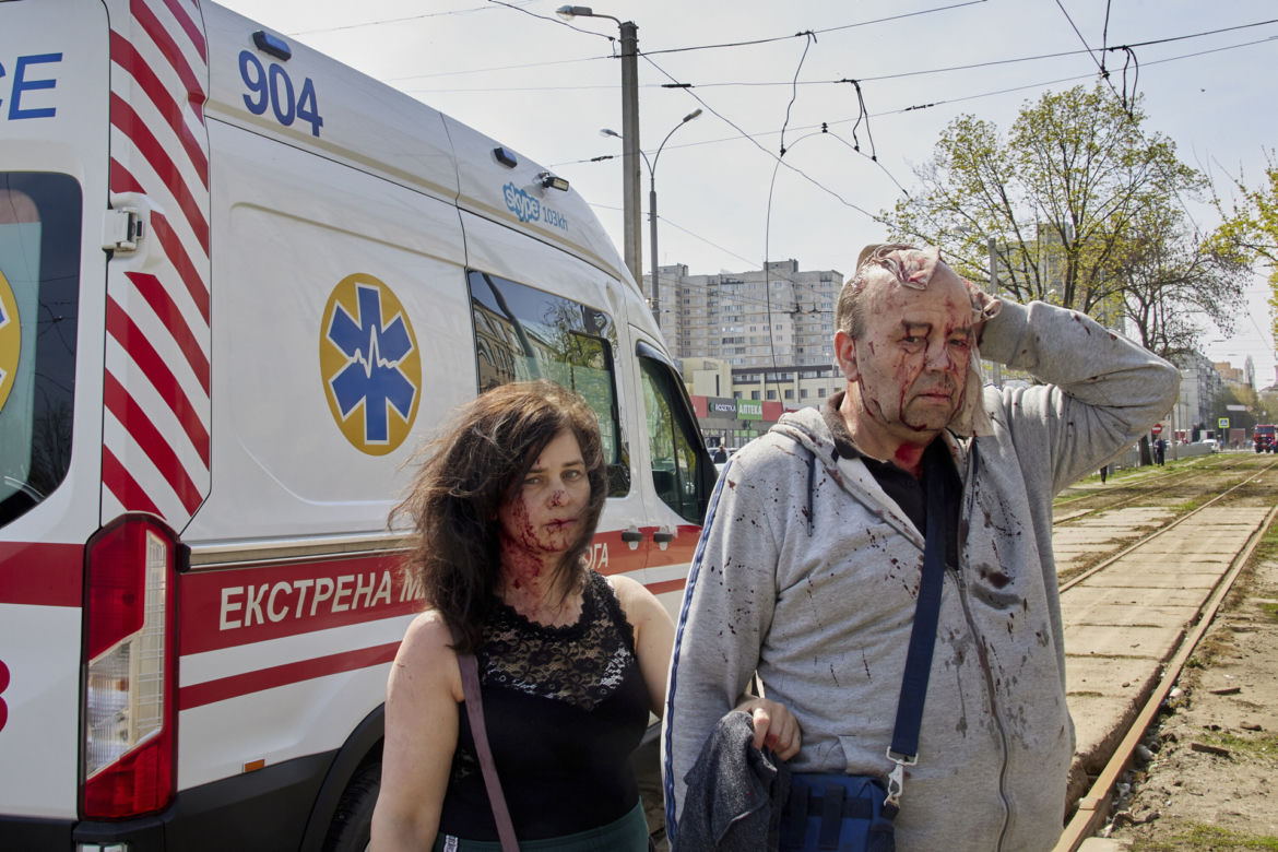 Wojna na Ukrainie. Ostrzały w Charkowie