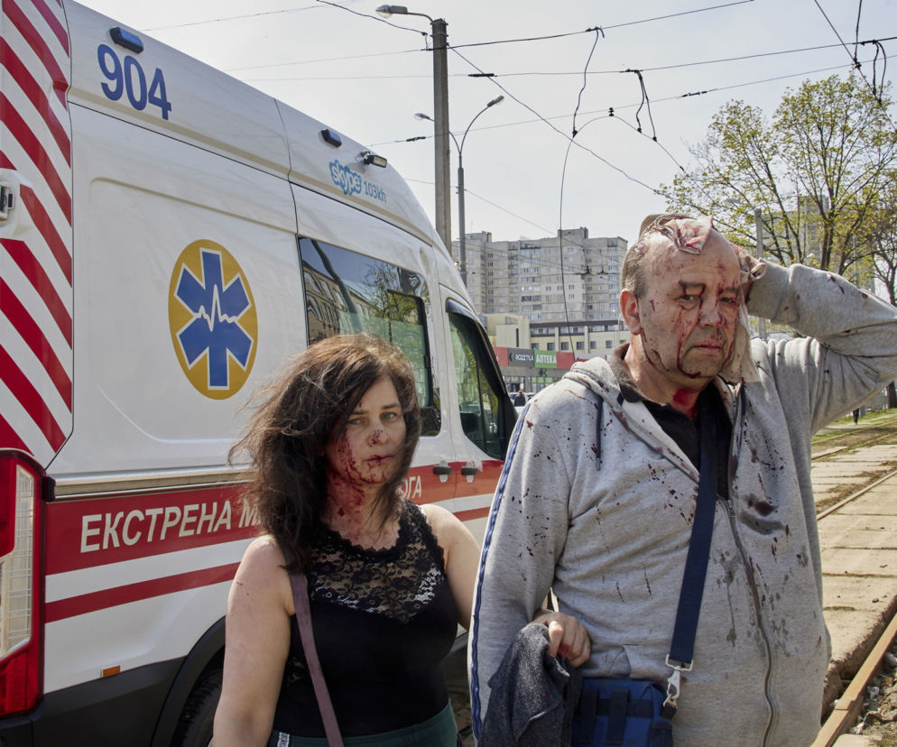 Wojna na Ukrainie. Ostrzały w Charkowie