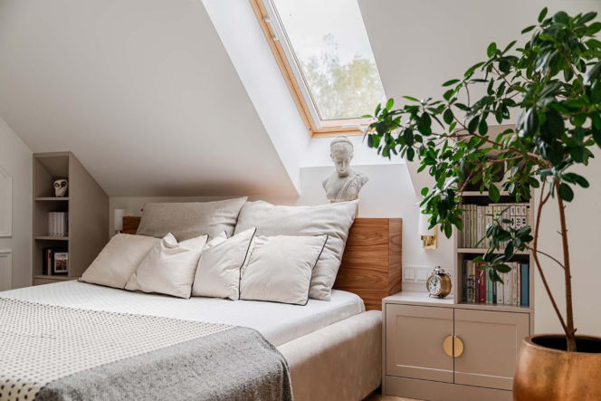 Wnętrze inspirowane Kolorem Roku Pantone 2026 Cloud Dancer