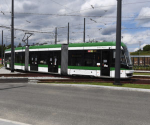 Tramwaje na alei Adamowicza [ZDJĘCIA]