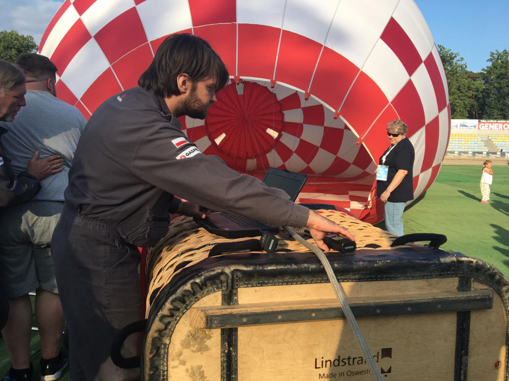 Fiesta balonowa na stadionie GKM-u Grudziądz
