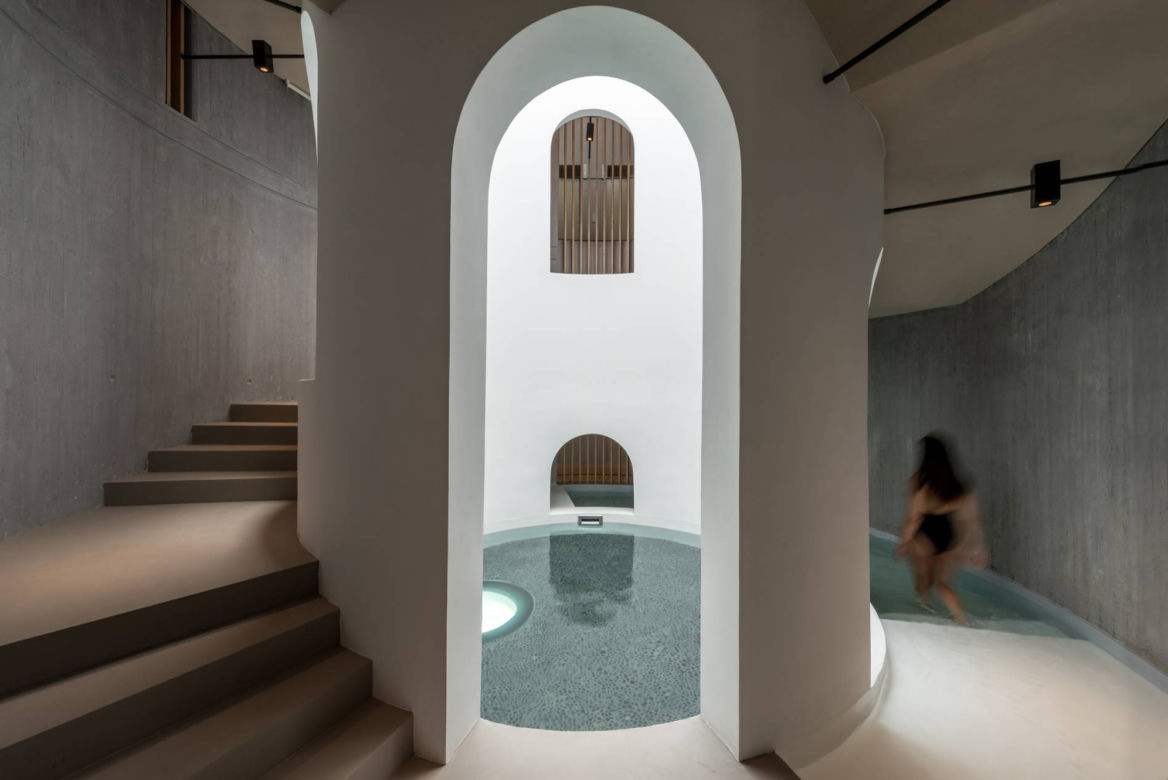 Wielokrotnie  nagradzane Euphoria Spa  (proj. DecaArchitecture, Natalia  Efraimoglou & Partners)