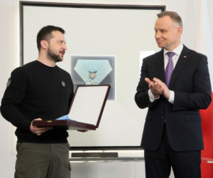 Prezydent Karol Nawrocki odebrał Order Orła Białego prezydentowi Ukrainy Wołodymyrowi Zełeńskiemu