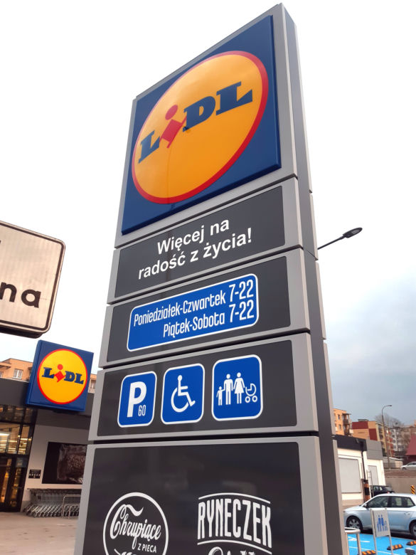 Nowy Lidl w Białymstoku na Wysokim Stoczku - ul. Antoniuk Fabryczny