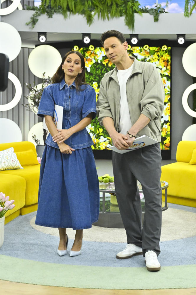 Total look rodem z lat 80. wraca do łask. Zobacz, jak noszą go Paulina Sykut-Jeżyna i Katarzyna Sokołowska