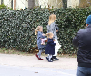 Kasia Tusk z córkami z koszyczkiem przyjechali do Donalda