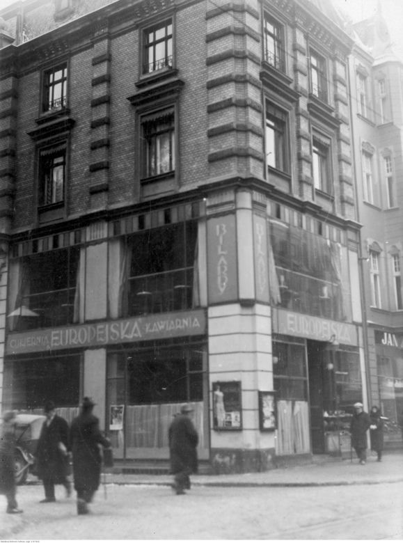 Kawiarnia Europejska - widok zewnętrzny