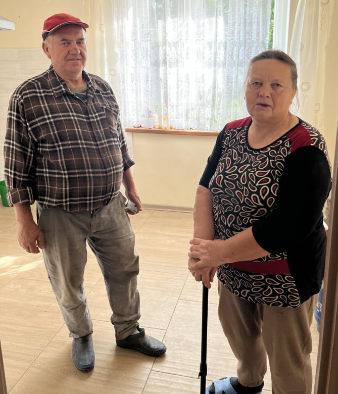 Odbudowa domu w Wyrykach Woli pod Włodawą