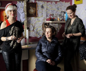 Krew z krwi 2 sezon. Carmen (Agata Kulesza), Sandra (Izabela Kuna)