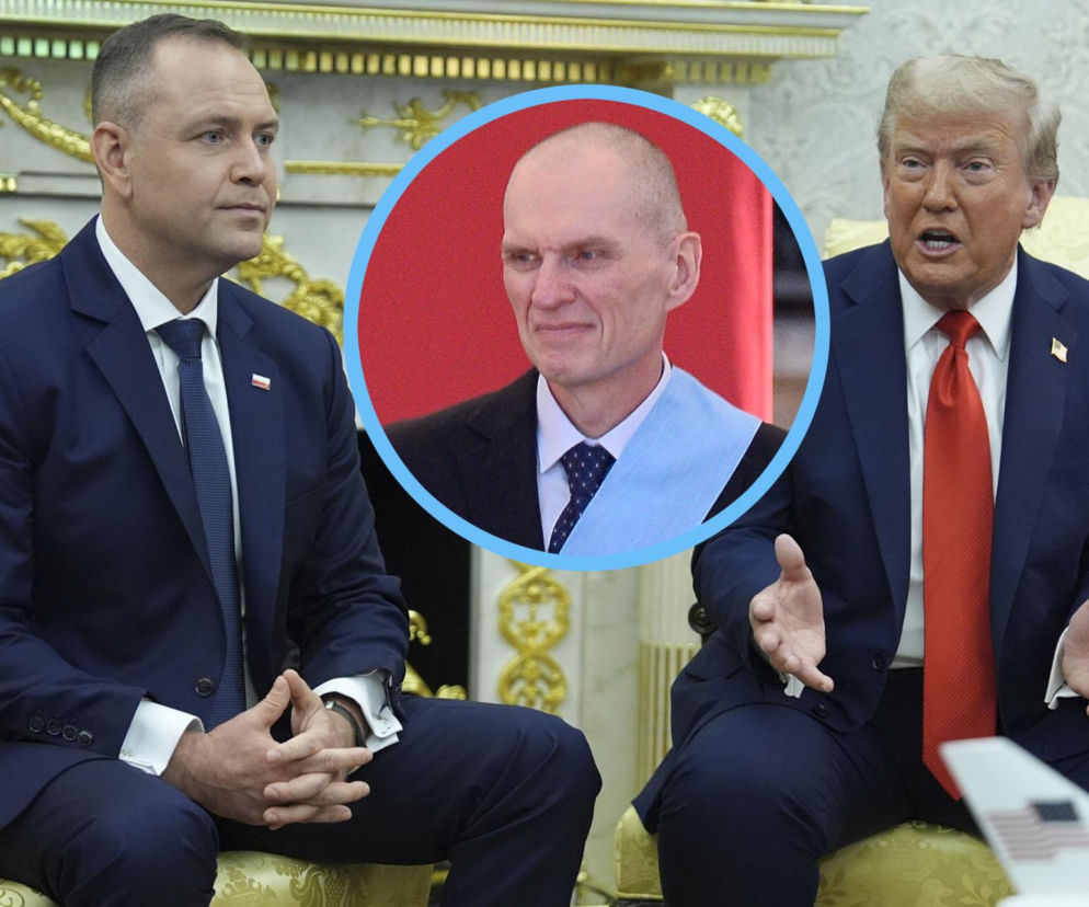Karol Nawrocki & Donald Trump & Andrzej Poczobut