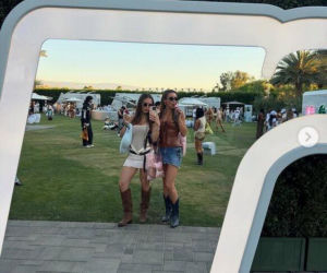 Sara Boruc z córką na Coachelli. Trudno rozróżnić, która jest starsza!