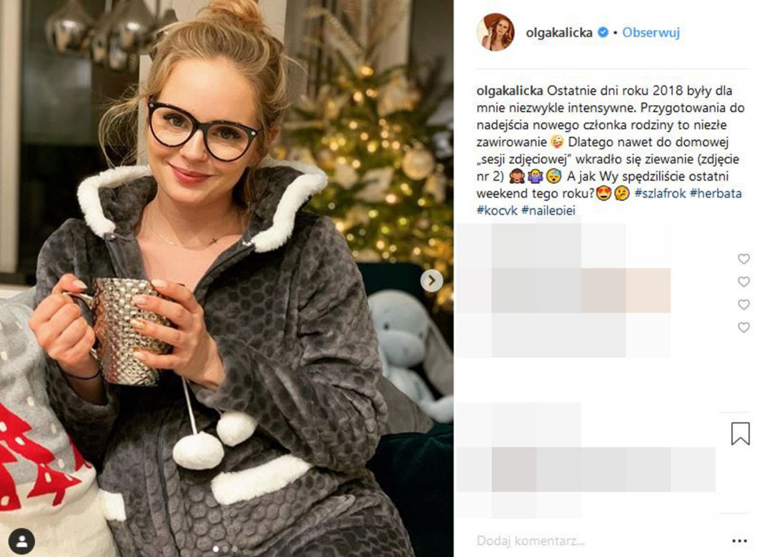 Olga Kalicka boi się o swoje dziecko