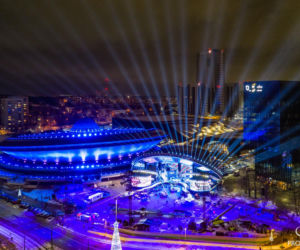 Sylwester z Dwójką TVP w Katowicach: Próba iluminacji sceny