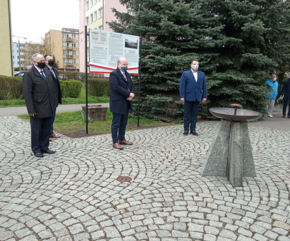 Grudziądz - Odsłoniętą pamiątkową tablicę 