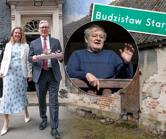 Brytyjski premier w polskiej wsi. Zabrał ze sobą nietypową pamiątkę