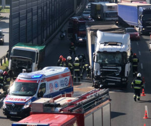 Wypadek na trasie Armii Krajowej