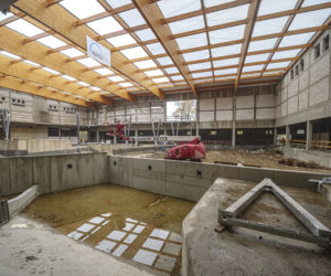 Praca nad budową Orientarium wre