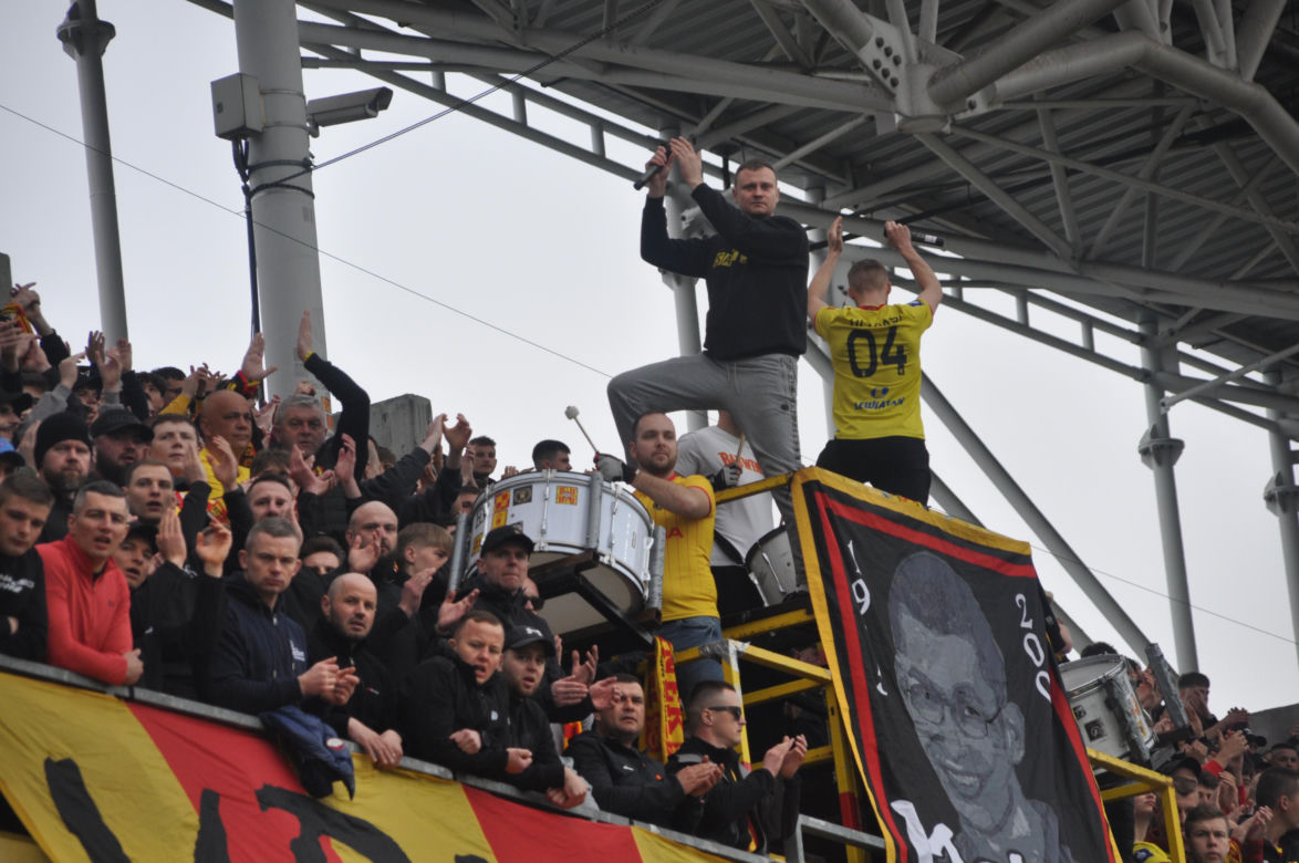 Tak dopingowali kibice na meczu Korona Kielce - Radomiak Radom