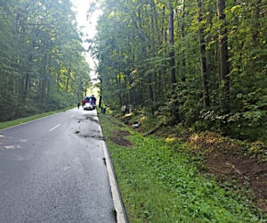 Wypadek pod Iławą i znów sprawcą nietrzeźwy kierujący
