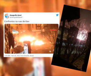 Nocne walki na ulicach Kijowa. Ostrzał z okrętów wojennych. Blisko 200 ofiar [ZDJĘCIA, WIDEO]