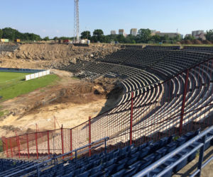 Saperzy na stadionie w Szczecinie