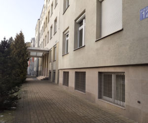 Siedleckie szkoły przy ul. Konarskiego i Prusa i ich okolica w lutym 2021 roku